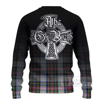 Dennistoun Tartan Ugly Sweater Featuring Alba Gu Brath Family Crest Celtic Inspired - Tartan Vibes Clothing