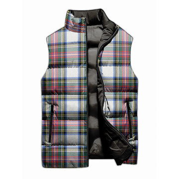 Dennistoun Tartan Sleeveless Puffer Jacket Unisex M - Tartan Vibes Clothing