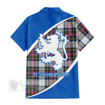 Dennistoun Family Crest Tartan Hawaiian Shirt Celebrate Saint Andrew's Day in Style - Tartan Vibes Clothing