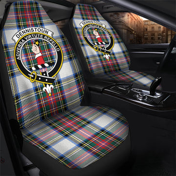 Dennistoun Tartan Car Seat Cover with Family Crest - Tartan Vibes Clothing