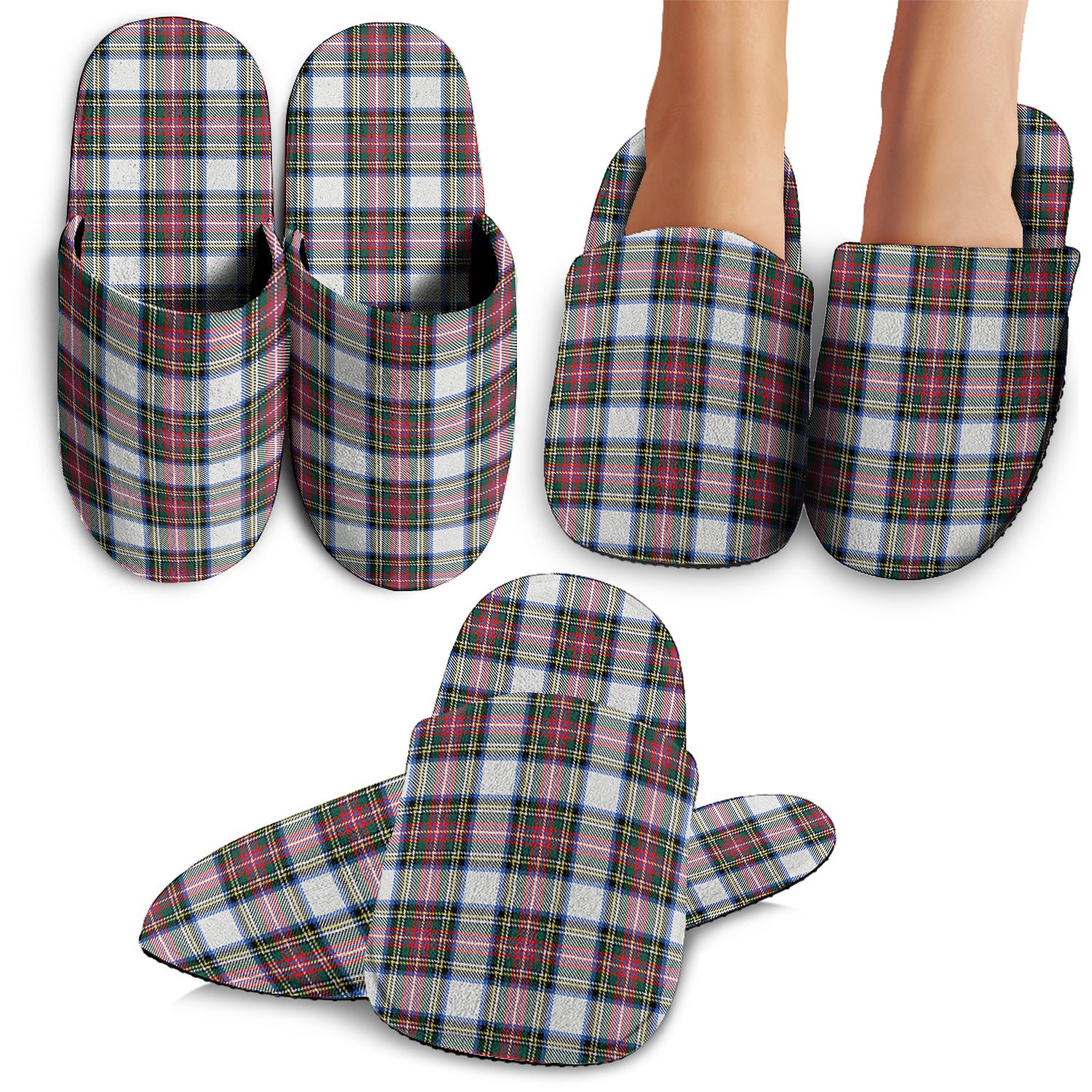 Dennistoun Tartan Home Slippers - Tartan Vibes Clothing