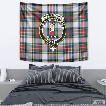 Dennistoun Tartan Tapestry Wall Hanging and Home Decor for Room with Family Crest - Tartan Vibes Clothing