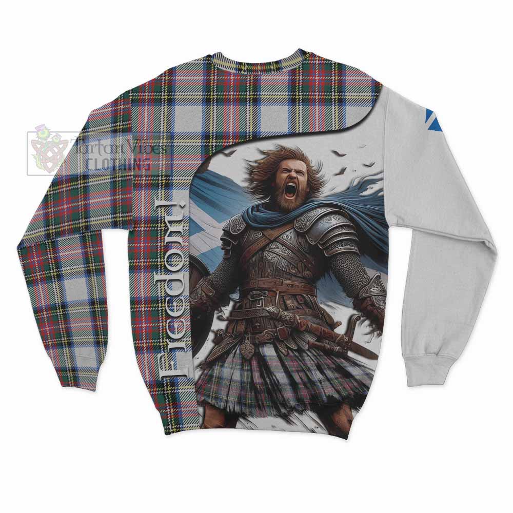 Dennistoun Crest Tartan Sweatshirt Inspired by the Freedom of Scottish Warrior - Tartan Vibes Clothing
