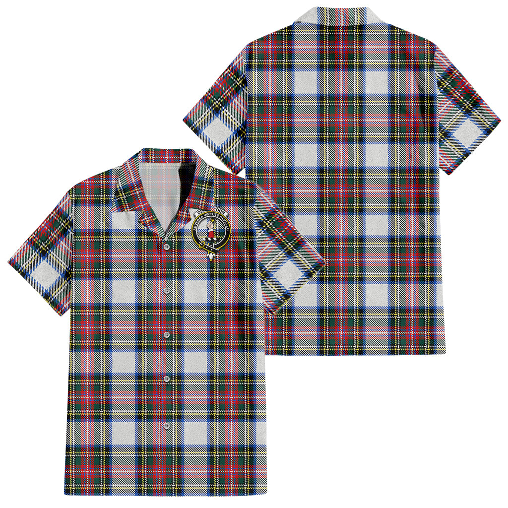 dennistoun-tartan-short-sleeve-button-down-shirt-with-family-crest