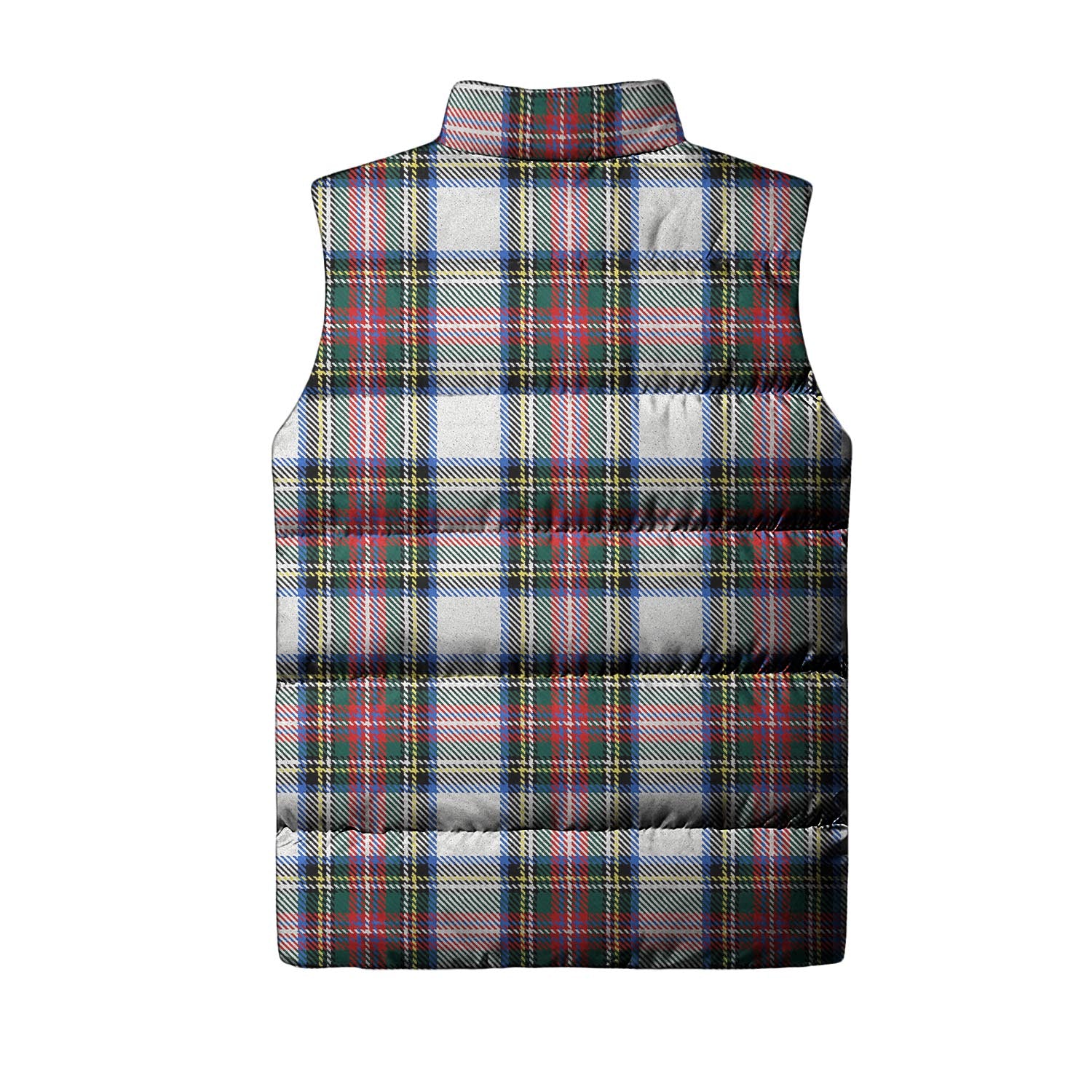 Dennistoun Tartan Sleeveless Puffer Jacket Unisex L - Tartan Vibes Clothing