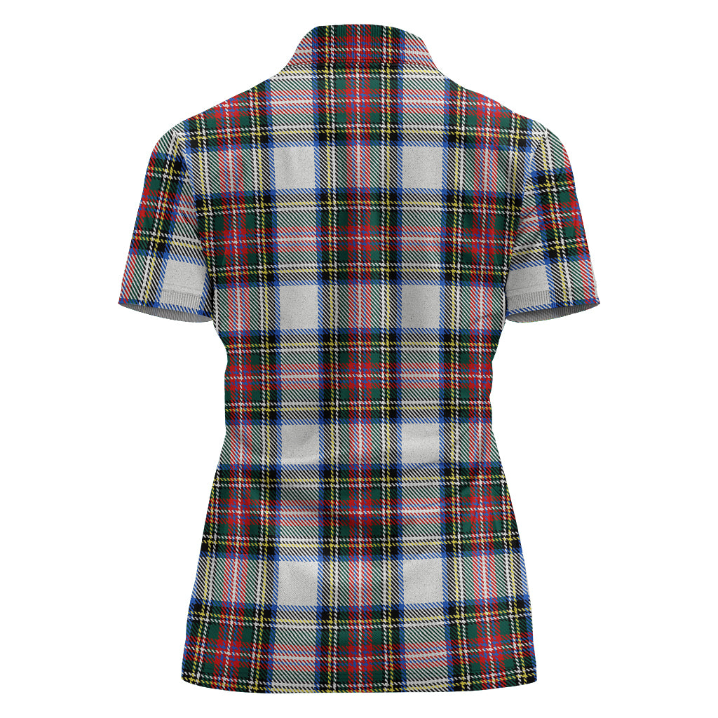 Dennistoun Tartan Polo Shirt For Women - Tartan Vibes Clothing