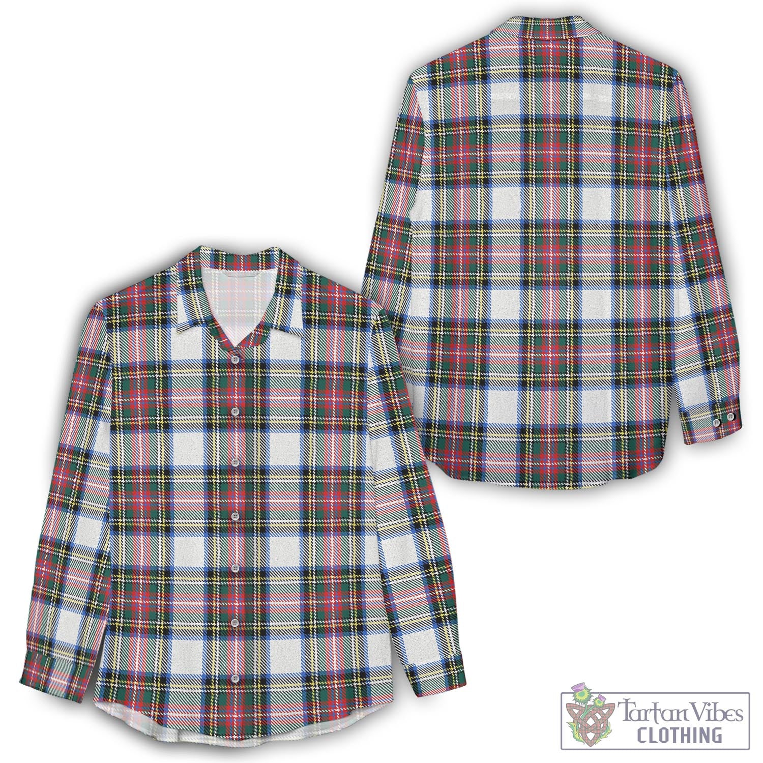 Dennistoun Tartan Women's Casual Shirt - Tartan Vibes Clothing