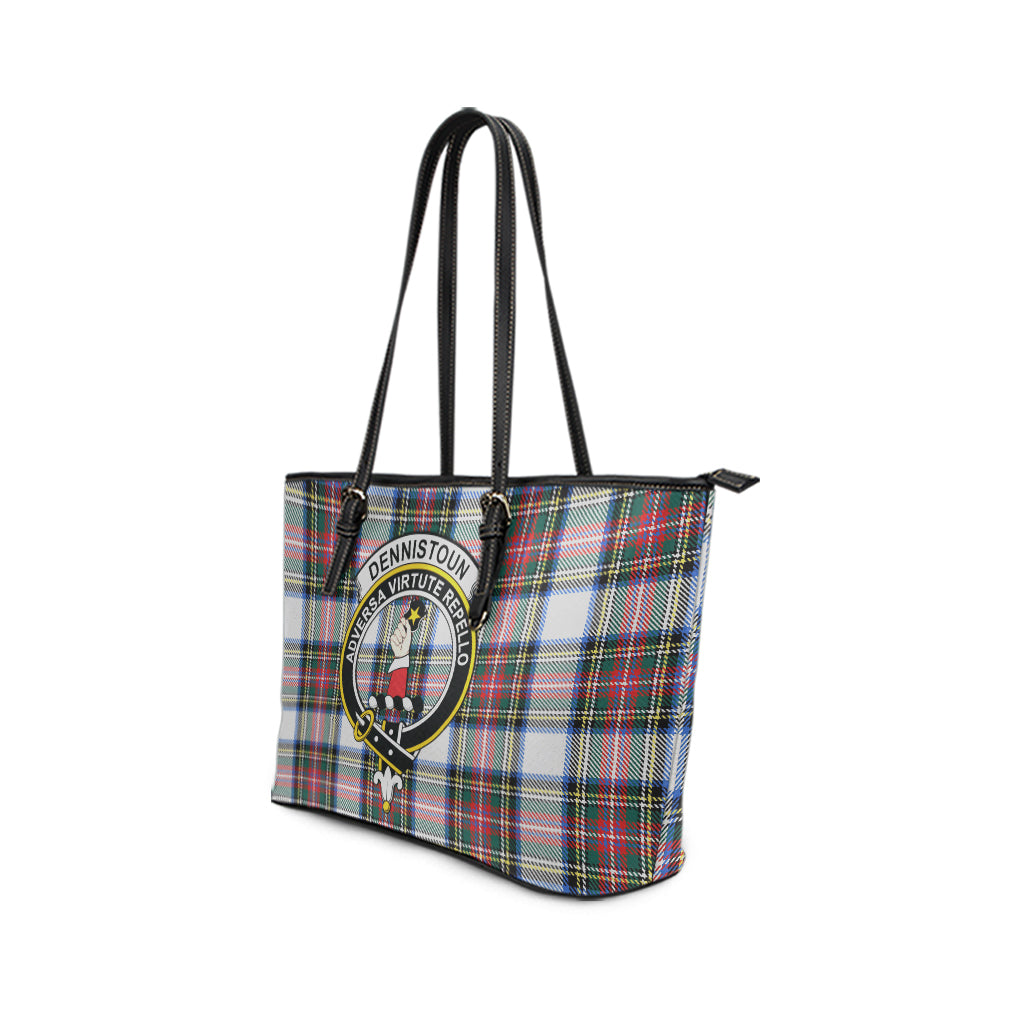 dennistoun-tartan-leather-tote-bag-with-family-crest