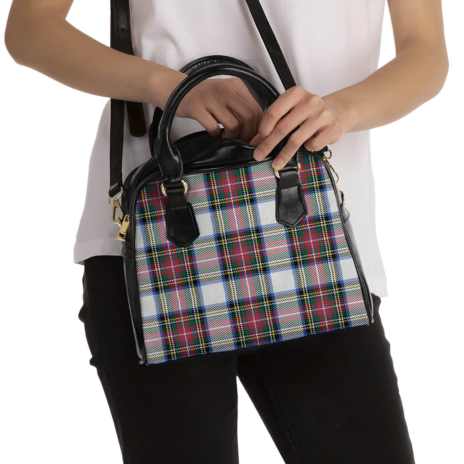 Dennistoun Tartan Shoulder Handbags - Tartan Vibes Clothing