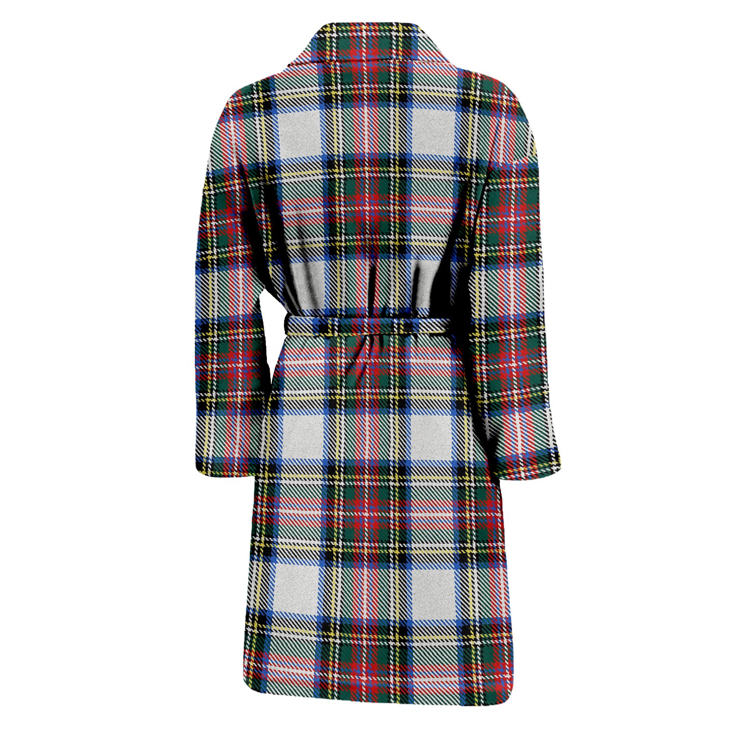 Dennistoun Tartan Bathrobe with Family Crest - Tartan Vibes Clothing