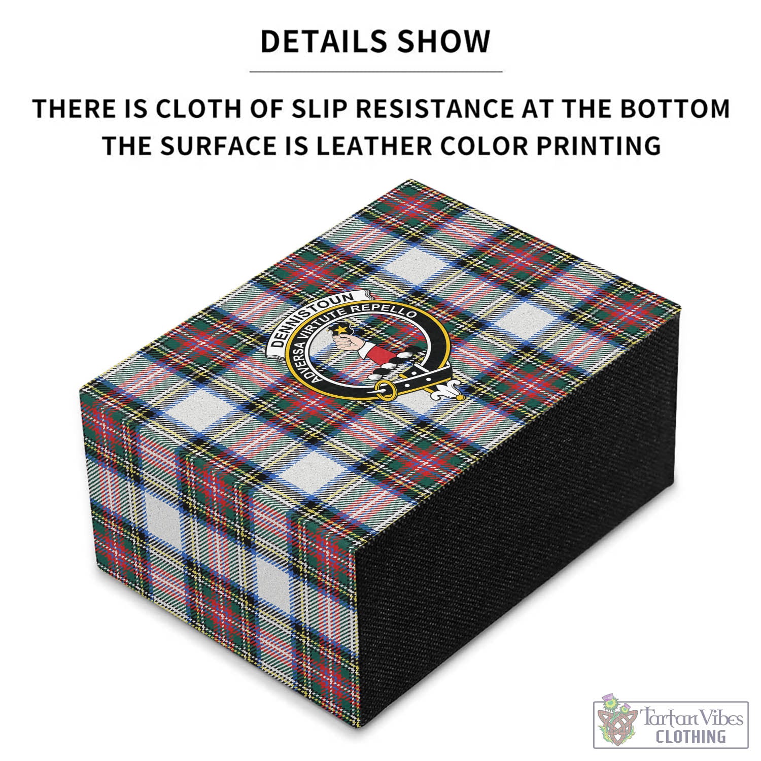 Dennistoun Tartan Pen Holder with Family Crest - Tartan Vibes Clothing