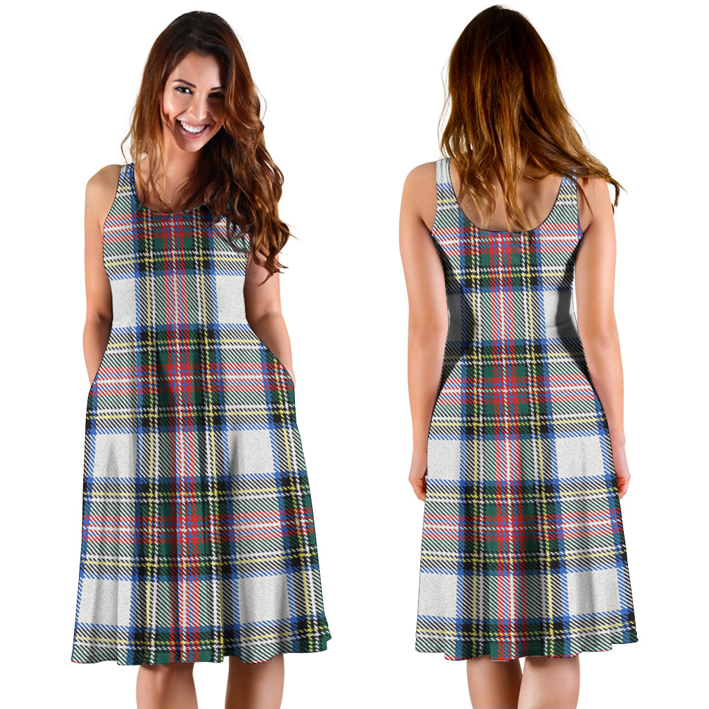 Dennistoun Tartan Sleeveless Midi Womens Dress - Tartan Vibes Clothing