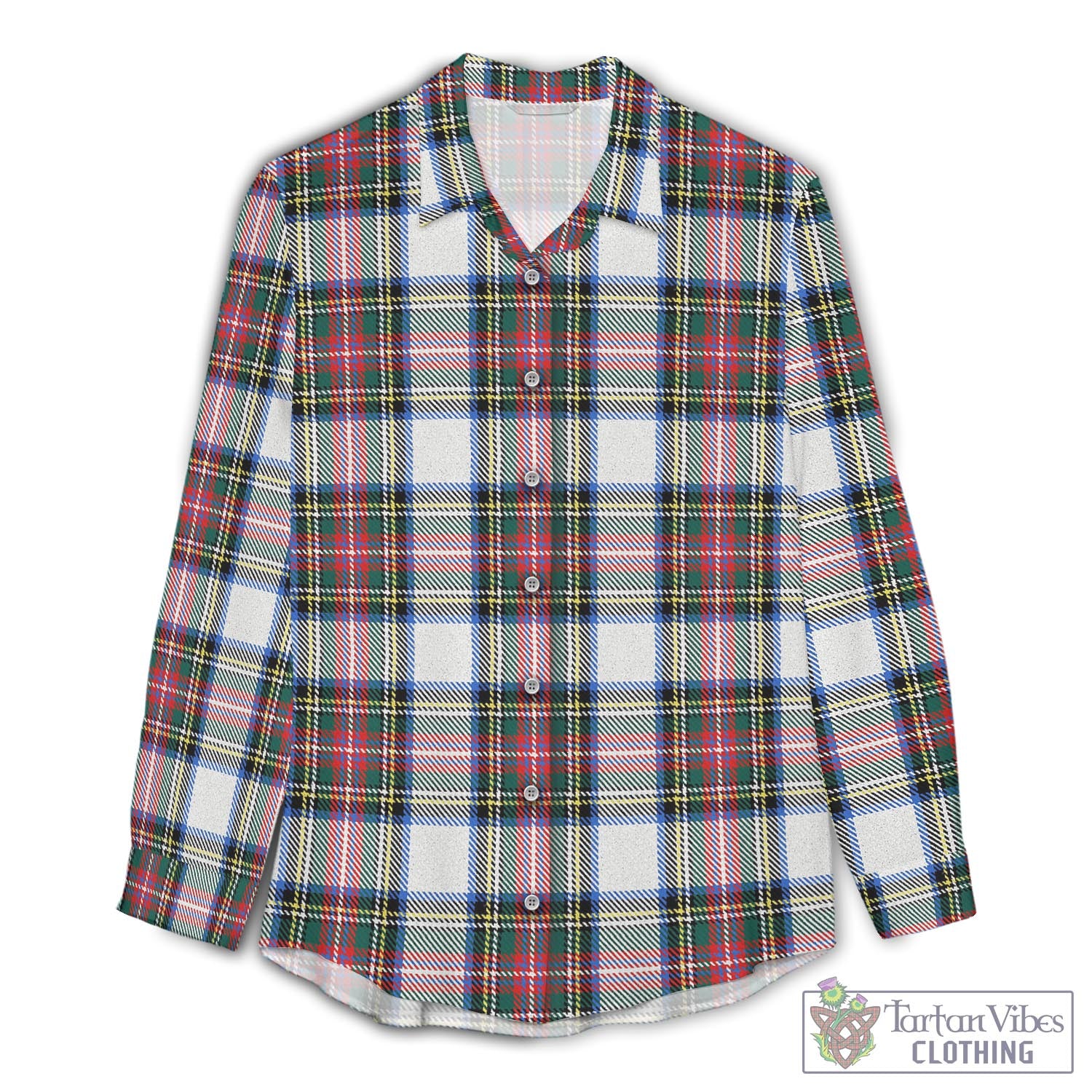 Dennistoun Tartan Women's Casual Shirt - Tartan Vibes Clothing