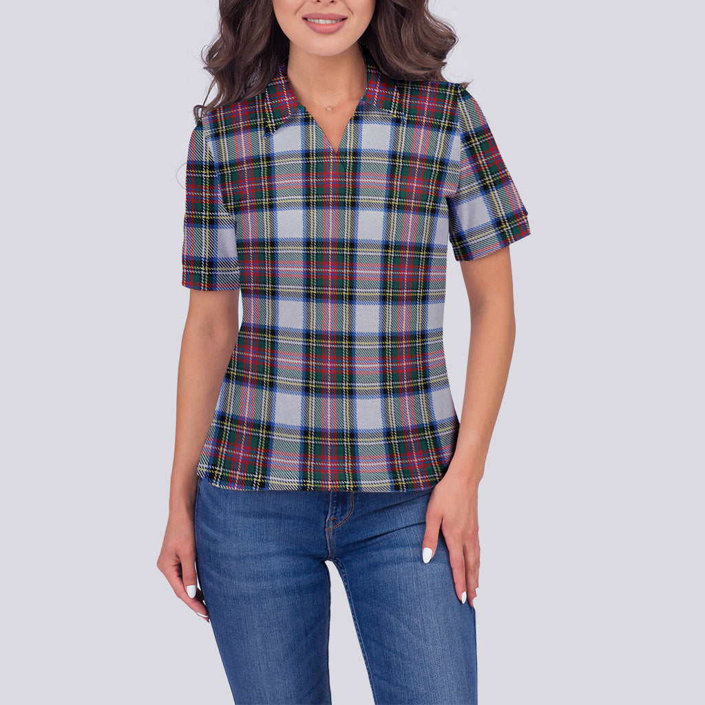Dennistoun Tartan Polo Shirt For Women - Tartan Vibes Clothing