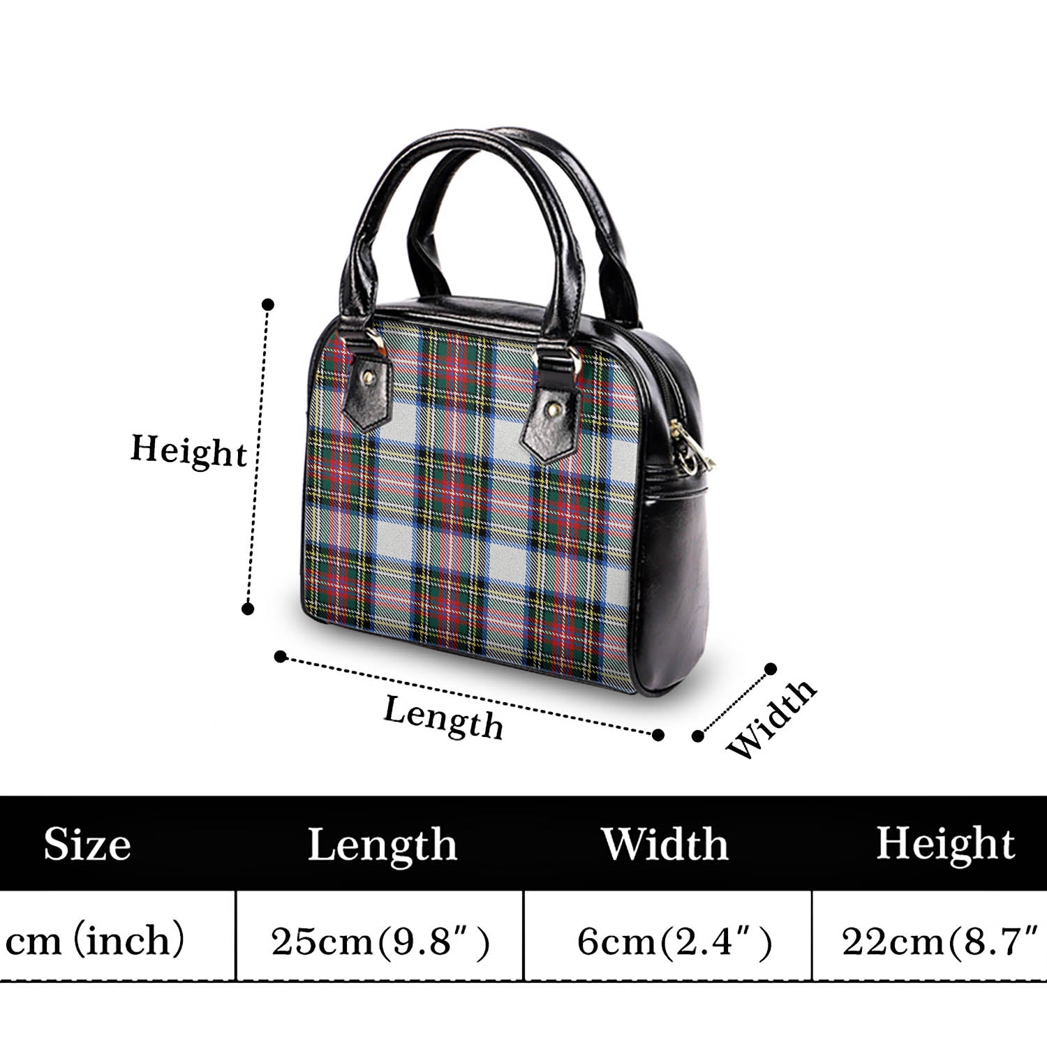 Dennistoun Tartan Shoulder Handbags - Tartan Vibes Clothing
