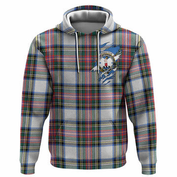 Dennistoun Clan Crest In Me Tartan Hoodie Scotland Flag Style