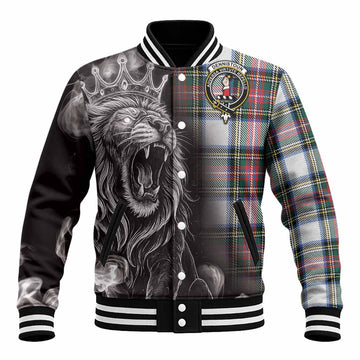 Dennistoun Tartan Baseball Jacket Roaring Lion Heritage