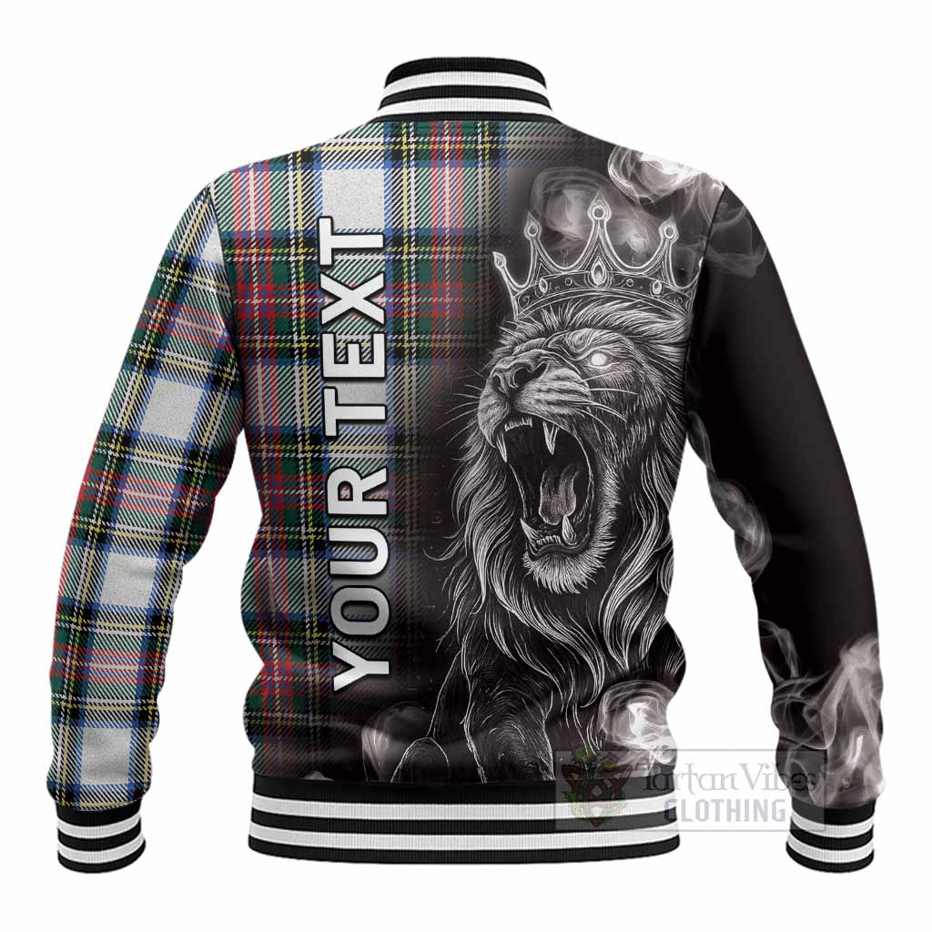 Dennistoun Tartan Baseball Jacket Roaring Lion Heritage