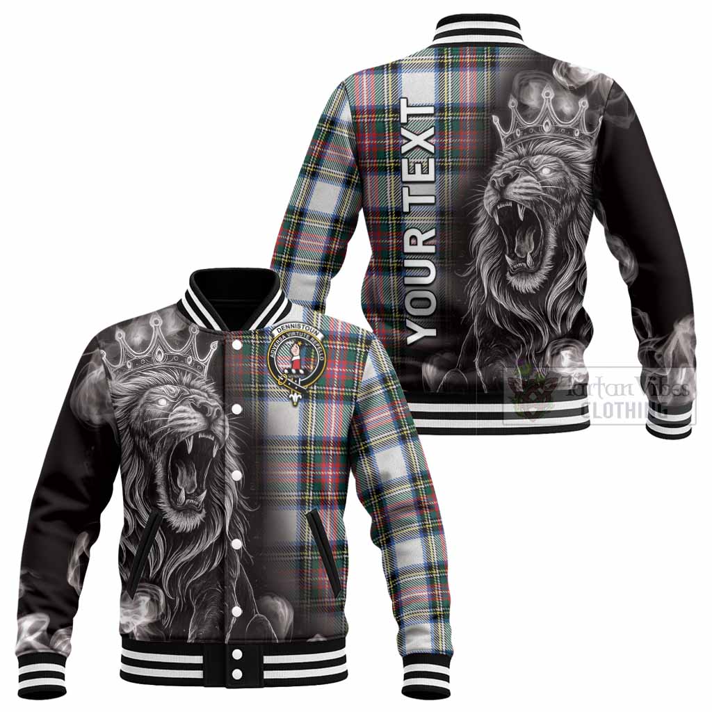 Dennistoun Tartan Baseball Jacket Roaring Lion Heritage