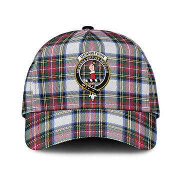 Dennistoun Tartan Classic Cap with Family Crest