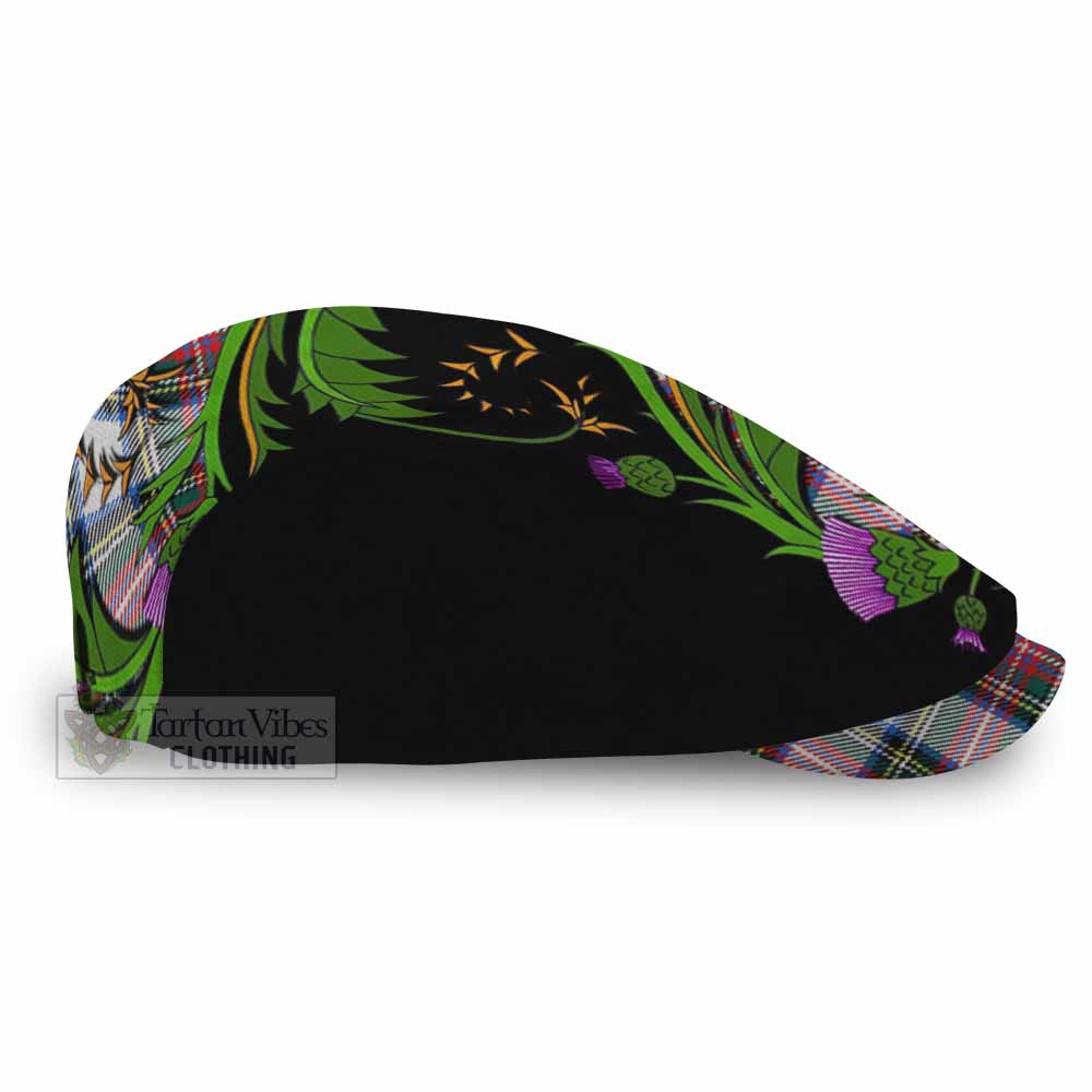 Dennistoun Tartan Flat Cap, Jeff Cap Scottish Thistle Pride Heritage Art