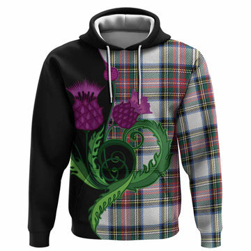 Dennistoun Tartan Hoodie Traditional Scottish Thistle