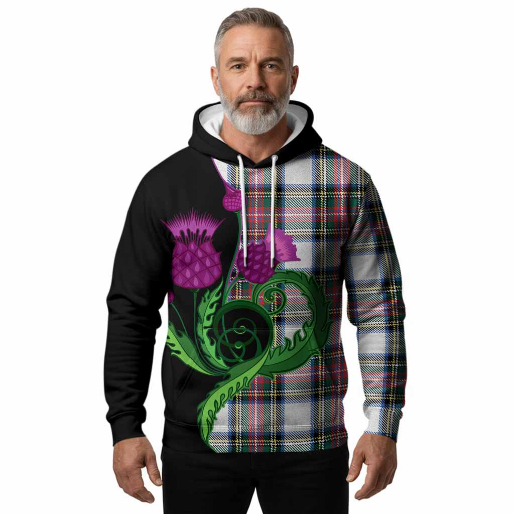 Dennistoun Tartan Hoodie Traditional Scottish Thistle