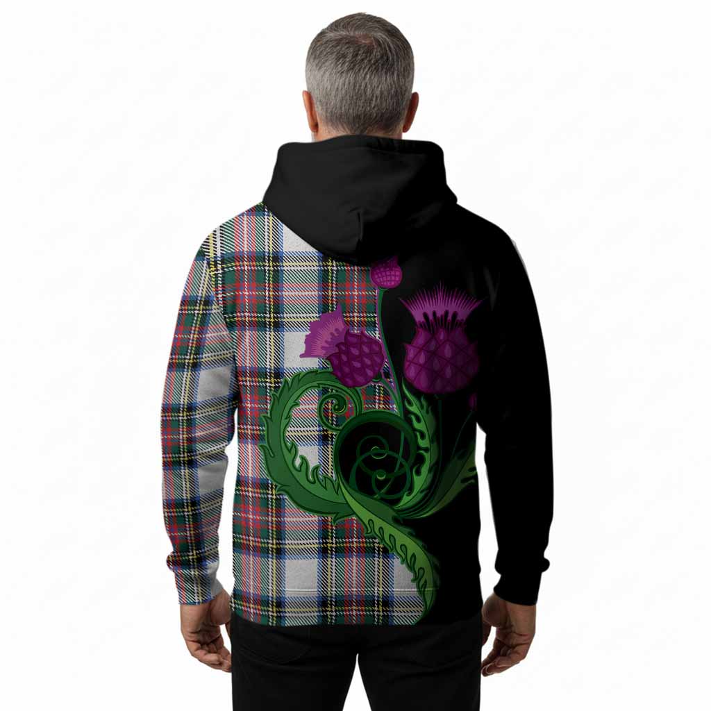 Dennistoun Tartan Hoodie Traditional Scottish Thistle