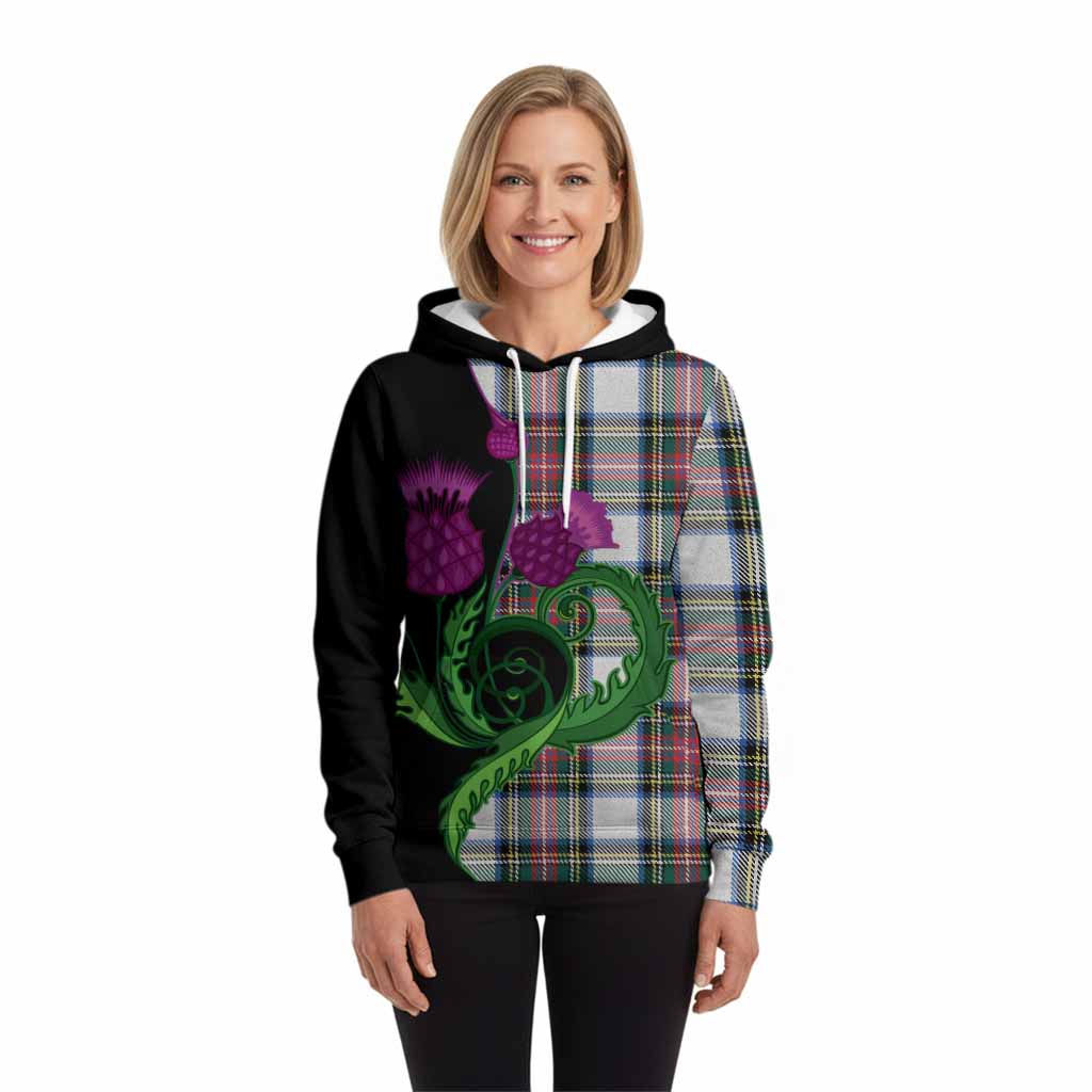 Dennistoun Tartan Hoodie Traditional Scottish Thistle