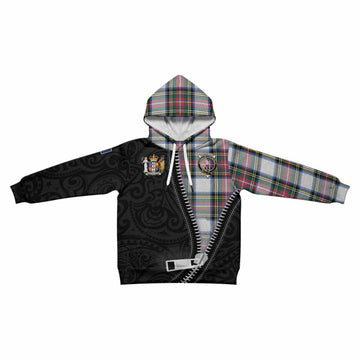 Dennistoun Tartan Kid Hoodie New Zealand Pattern Unique Zipper Stylized