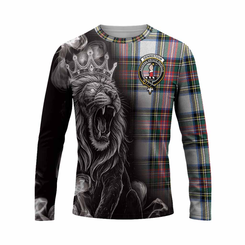 Dennistoun Tartan Long Sleeve T-Shirt Roaring Lion Heritage
