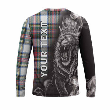 Dennistoun Tartan Long Sleeve T-Shirt Roaring Lion Heritage