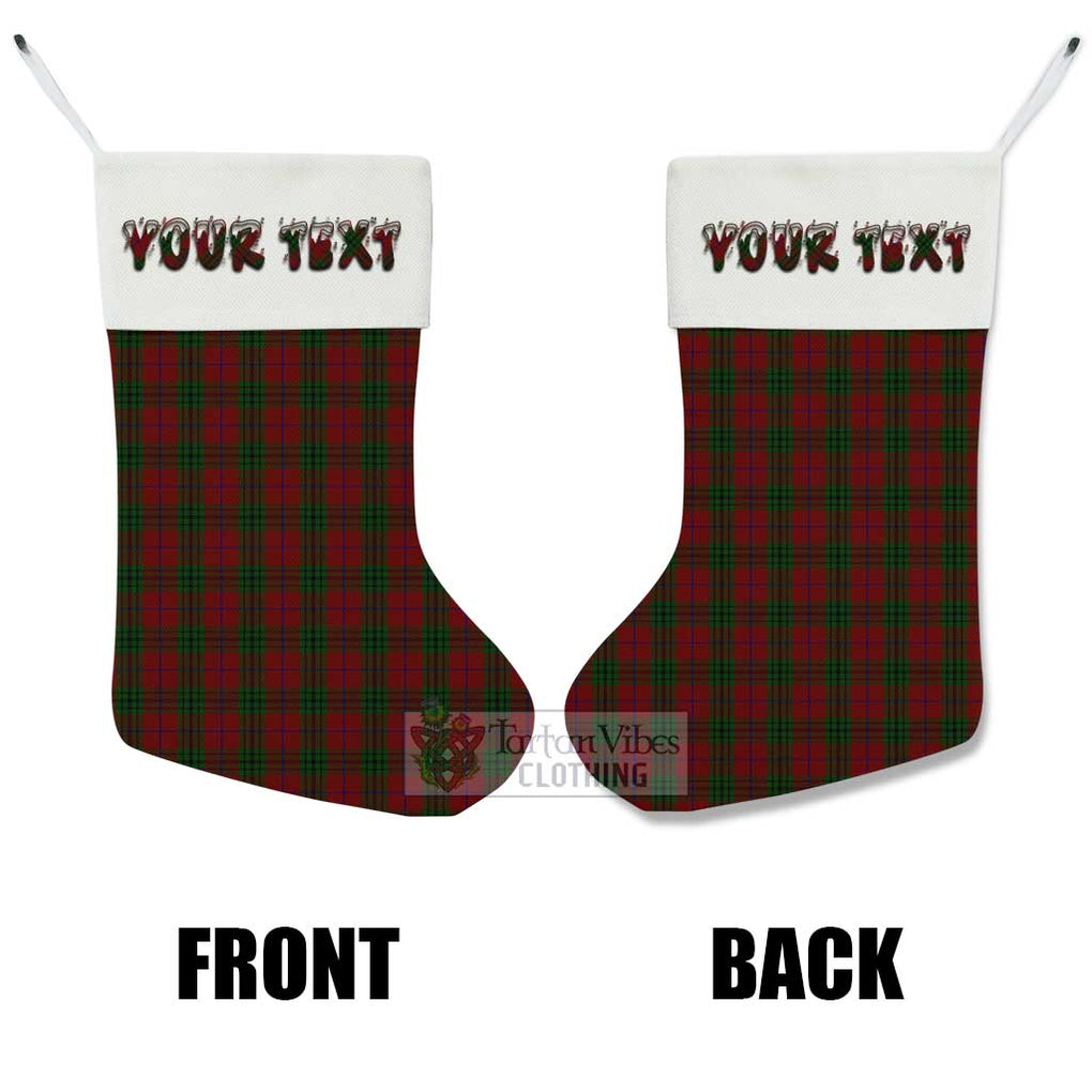 Denny Tartan Christmas Stocking with Personalized Text - Tartan Vibes Clothing