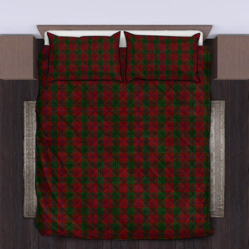 Denny Tartan Quilt Bed Set King - Tartan Vibes Clothing