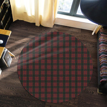 Denny Tartan Round Rug Premium Round Rug - Tartan Vibes Clothing