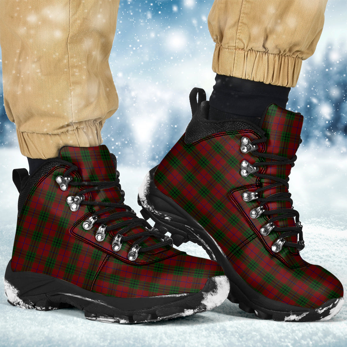 Denny Tartan Alpine Boots Men's Boots - Tartan Vibes Clothing
