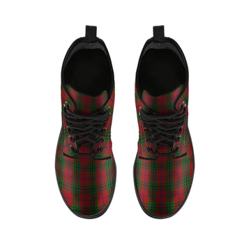 Denny Hunting Tartan Leather Boots
