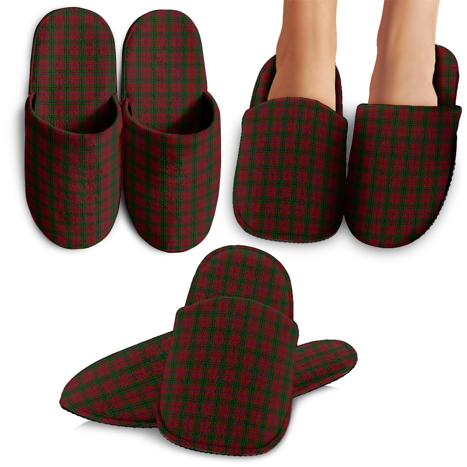 Denny Tartan Home Slippers - Tartan Vibes Clothing