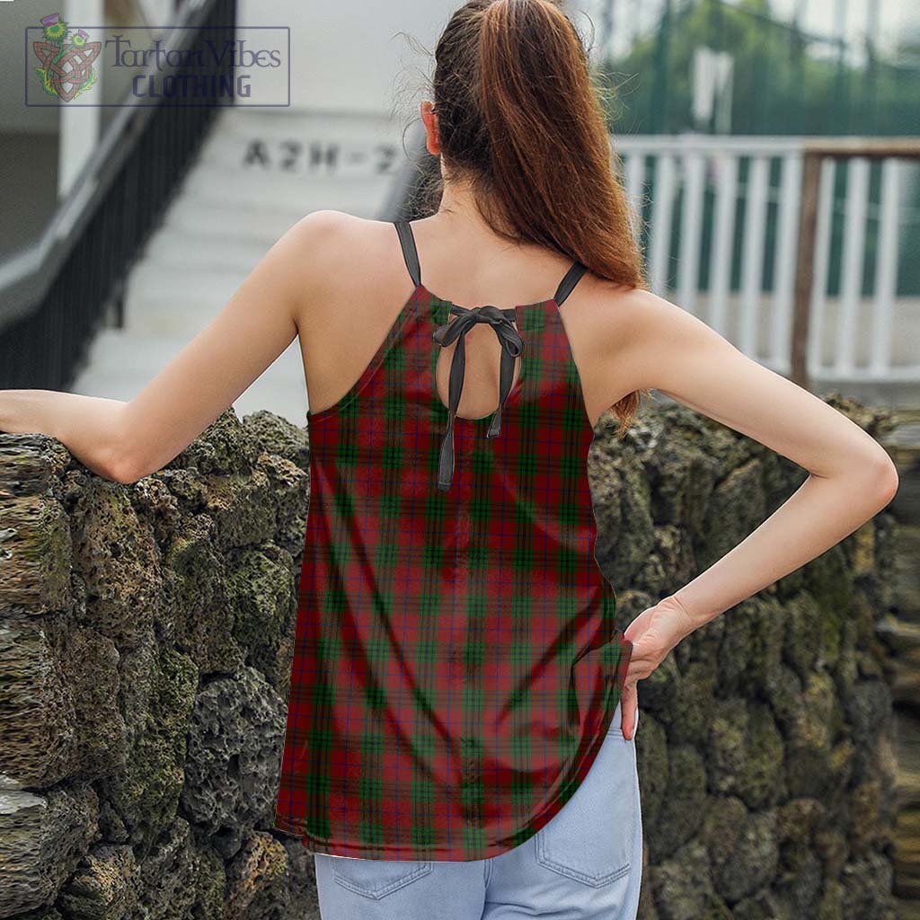 Denny Tartan Loose Halter Neck Camisole - Tartan Vibes Clothing