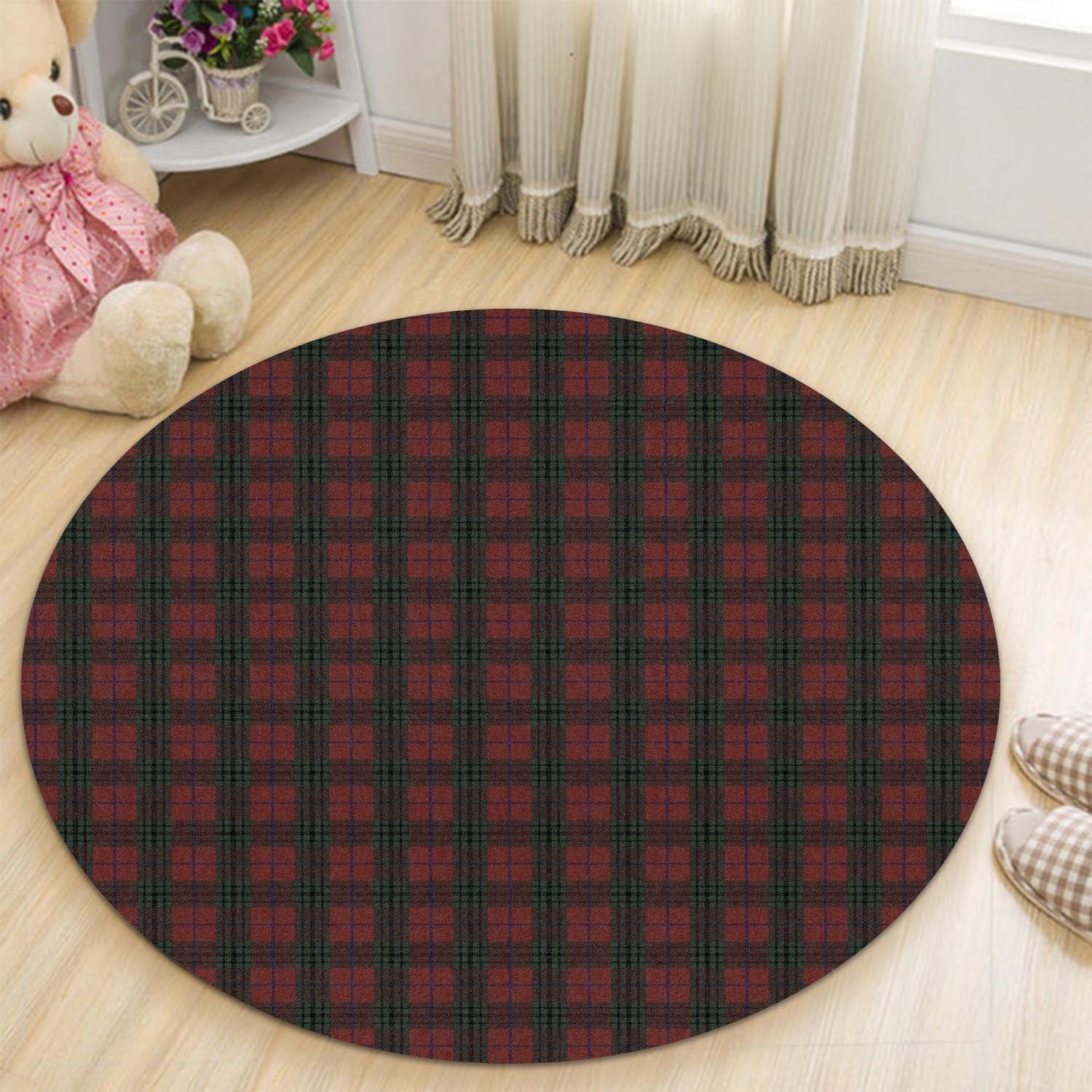 Denny Tartan Round Rug - Tartan Vibes Clothing