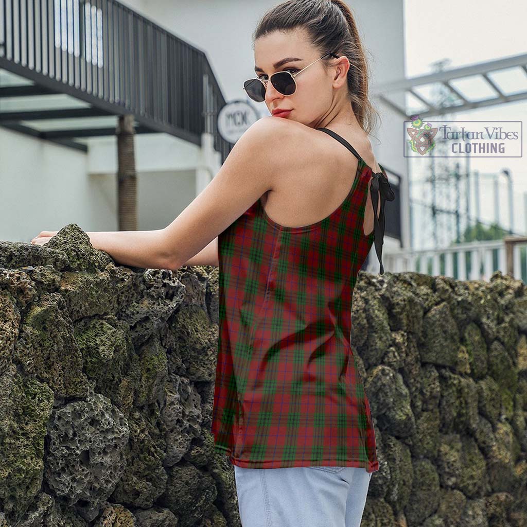 Denny Tartan Loose Halter Neck Camisole - Tartan Vibes Clothing