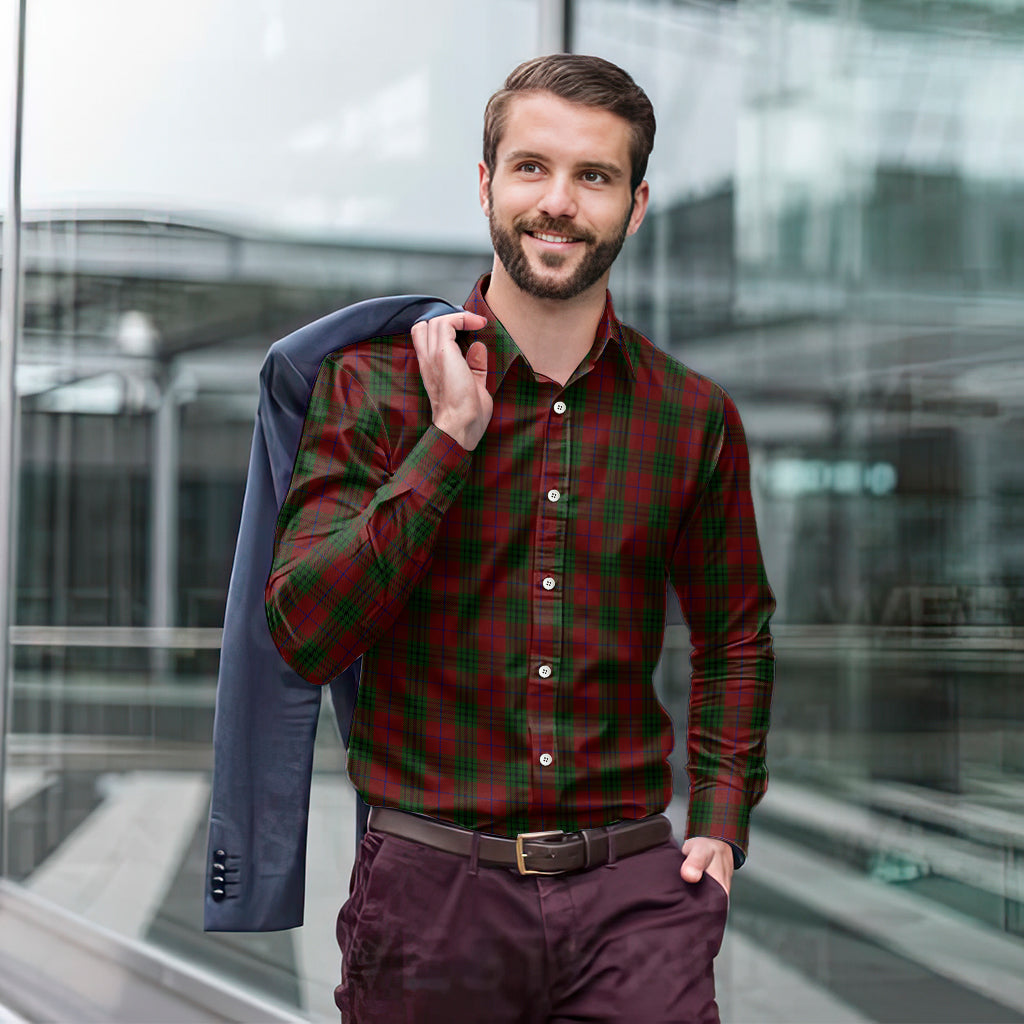 Denny Tartan Long Sleeve Button Up Shirt - Tartan Vibes Clothing