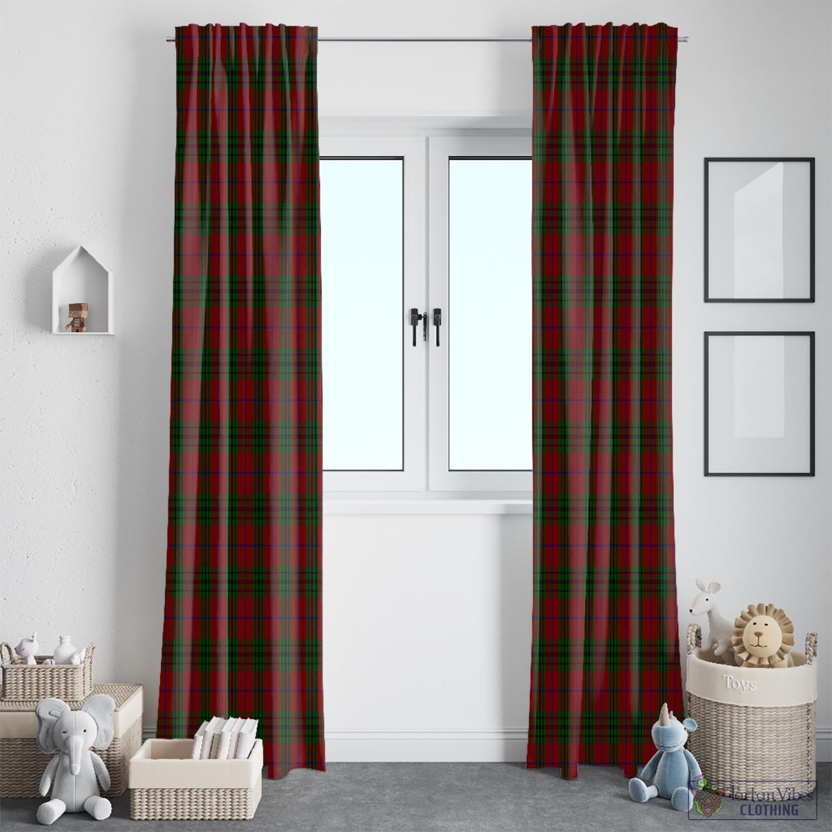 Denny Hunting Tartan Window Curtain