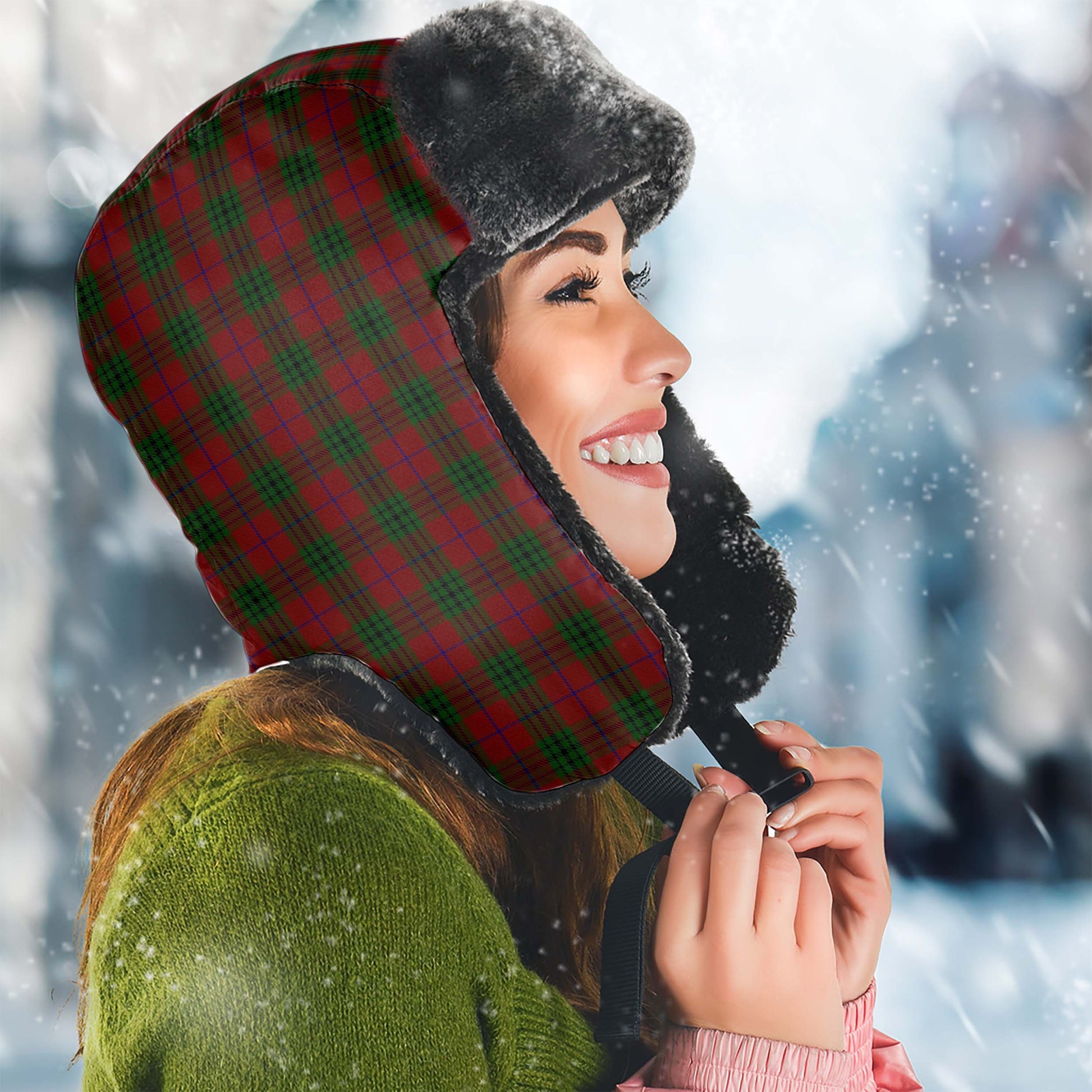 Denny Tartan Winter Trapper Hat - Tartan Vibes Clothing