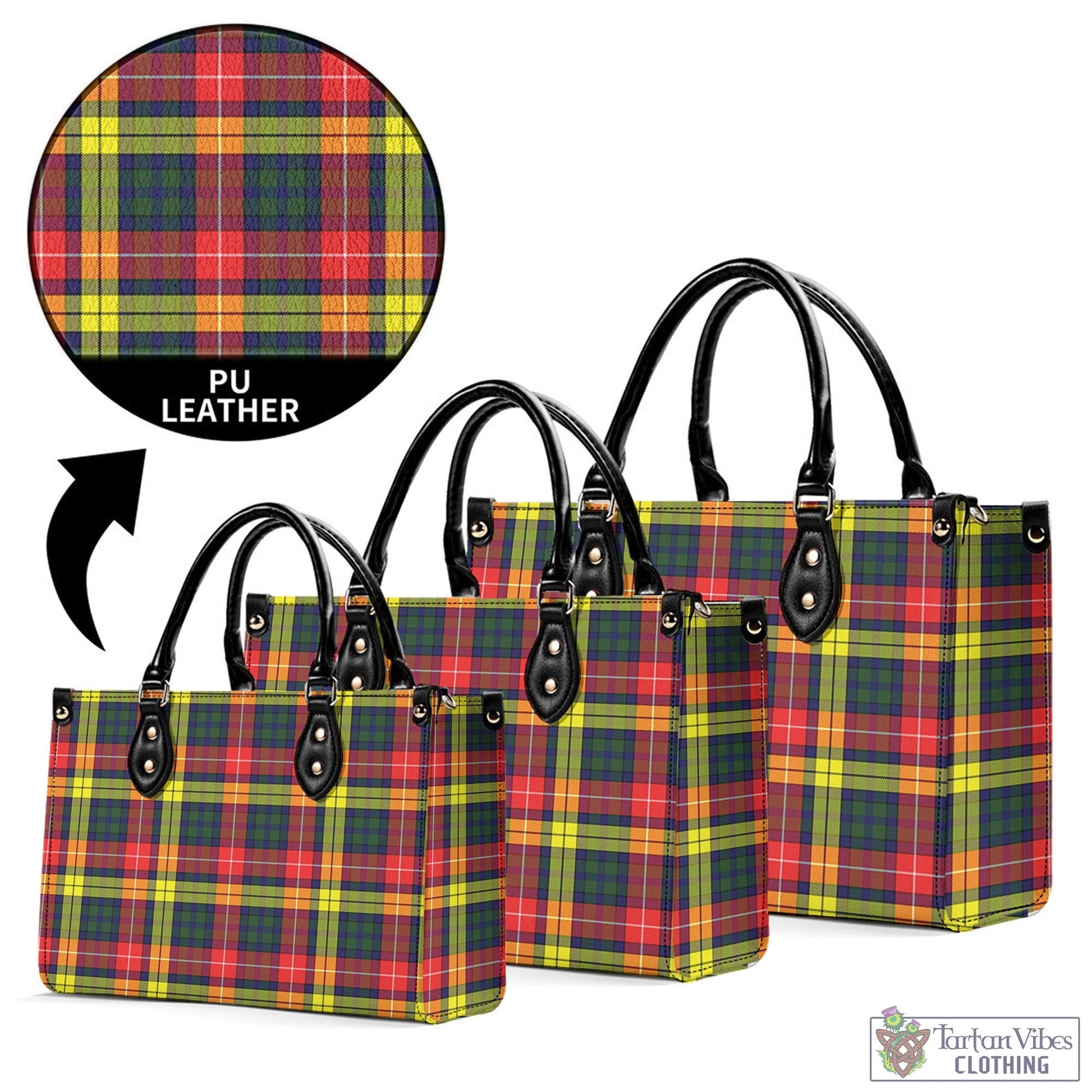 Dewar Tartan Luxury Leather Handbags - Tartan Vibes Clothing