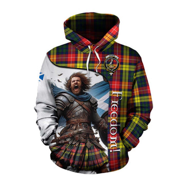 Dewar Crest Tartan Cotton Hoodie Inspired by the Freedom of Scottish Warrior Pullover Hoodie XS - Tartan Vibes Clothing
