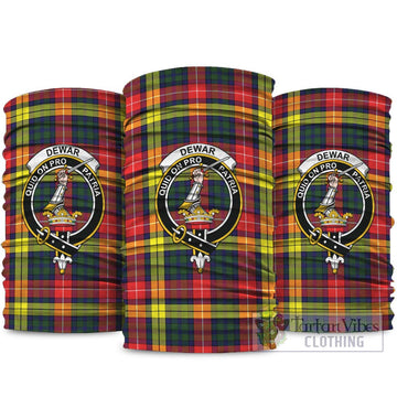 Dewar Tartan Neck Gaiters, Tartan Bandanas, Tartan Head Band with Family Crest package One Size - Tartan Vibes Clothing