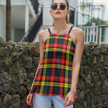 Dewar Tartan Loose Halter Neck Camisole Women - Tartan Vibes Clothing