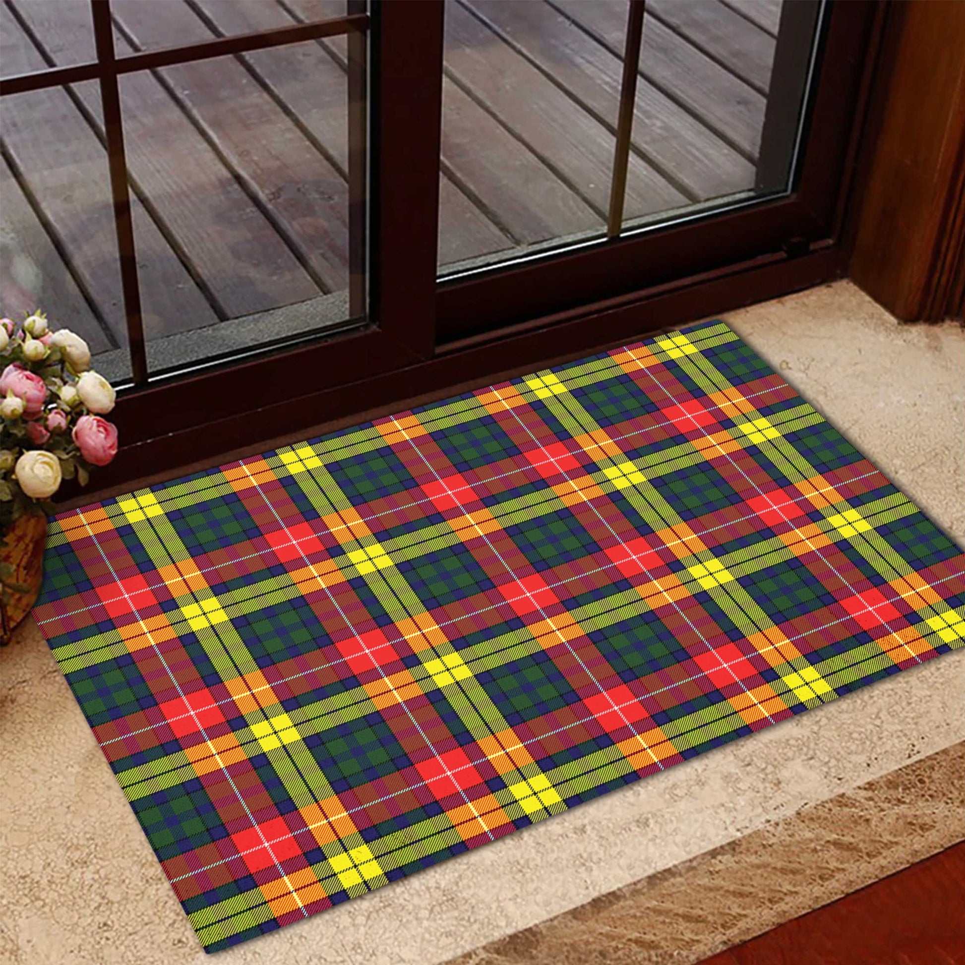 Dewar Tartan Rubber Doormat L 60*90cm - Tartan Vibes Clothing