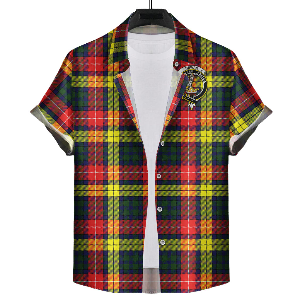 dewar-tartan-short-sleeve-button-down-shirt-with-family-crest